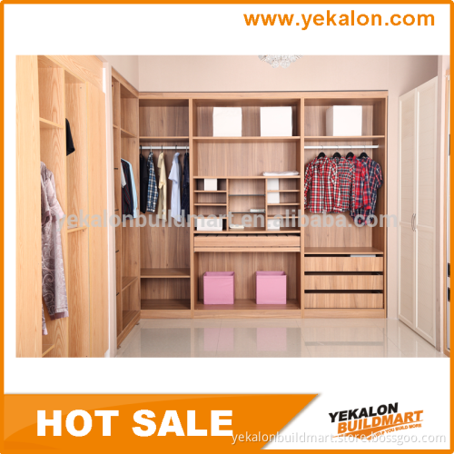 Mordern style walk in wardrobe no door closet